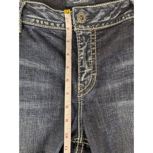 Silver Jeans Suki Mid Slim Bootcut Womens Sz 20/30 Super Stretch Fluid Denim Y2K - Picture 4 of 13